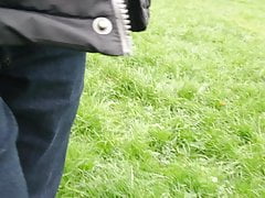 Cock & balls out in the park