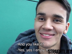 Young Latino takes a long thick cock in his tight ass