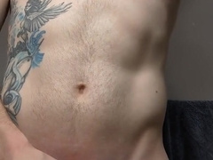 Edging and Muscle Idolize During Morning Routine