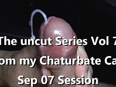The uncut Series Vol 7 The Fountain Cumshot Edging on Cam
