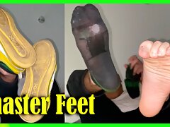 enjoy these stinky sweaty feet and worship your masterP