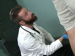 MenOver30 - Patient Gets rock hard As Dr Checks His plums