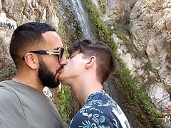 LetThemWatch HOT Twink Fucked PUBLIC WATERFALL Juven bareback