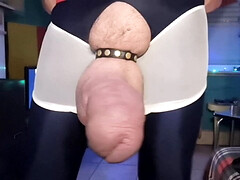 Bulging inside see thru woman lingerie