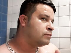 I an a sexy man in the shower. . That's it!