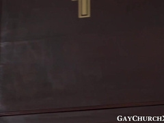 Hot seminarian on the training fucks fellow churchmate