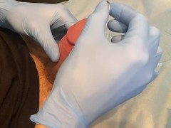 Intense urethral insertion session with peehole fun and climax