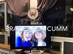 Maria braces for Cumm!