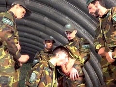 Big-dick, group-sex, gay-blowjob