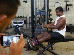 Buddy Wild rams his BBC in Nico Santino's Latin butt