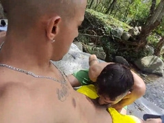 PORKED IN THE WOODS WITH A GAY-FOR-PAY NEIGHBOR