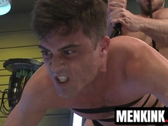 Twisted alien Jessie Colter experiments on Lance Harts asshole