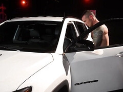 Anal riding with two lads who drove to be all alone