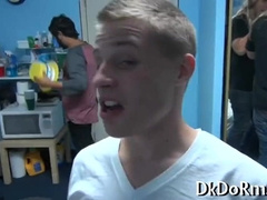 Watch these hot guys get their tight pussies wrecked in this wild, kinky orgy