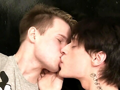 Skinny teen fellows are trying something new today