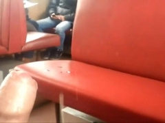 Big cum in train 6