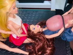 Fucking sex barbie doll, barbie doll cum, barbie doll cumshot