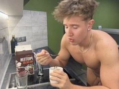 Blonde, cooking, teddy