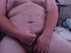 Chubby Guy Masturbating