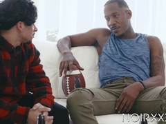 Its quite surprising that Armond Rizzos ass can withstand such a massive dick