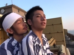 Exotic Asian homosexual dudes in Incredible JAV scene