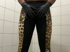 Attempting on fresh trousers and doing some practical stimulations of tantra flesh fuckfest