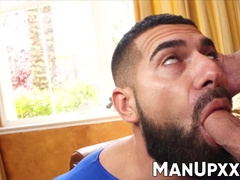 Tony Orlando manipulates Superman Damien Stone into swallowing his cum