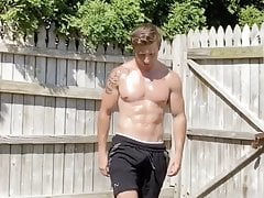 Great bulge in shorts sexy guy