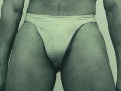 I jerk with beautiful clothes