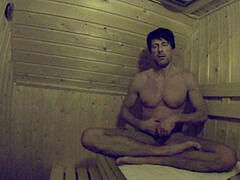 Sauna strangers, gay feet, sauna public
