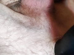 Fucking my hairy ass with dildo