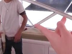 Student twink initiated into frat house