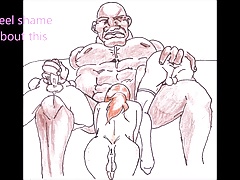 monster black daddy fuck 3 white boys animated