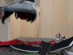 Gay trashed sneaker, gay adidas shoes, sneaker