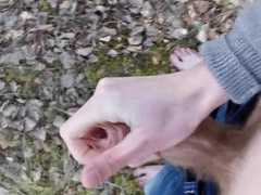 Nubile Man Jizm In The Forest