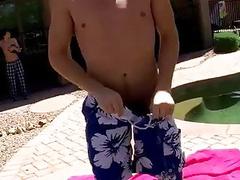 Boy gay sex stories We caught Jordan laying nude by the pool and