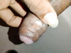 Hand job boy big dick many times