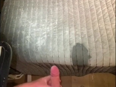 Soddening my sheets with jizz