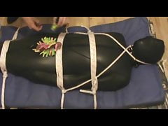 Slave in the neprene bodybag