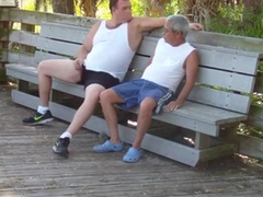 older gays have sex in public park 14