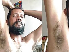 Smoking, armpits and cum rag