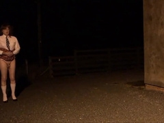 sissy schoolgirl cathy goes outside 11