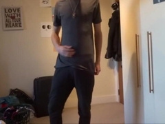 Danish Wolf Faps His Phat Rod Solo