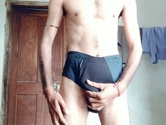 Caught by step-sister-in-law while wearing her lingerie for the first time on camera