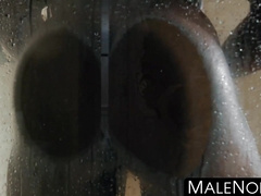 MaleNoir.com - Muscle hunk Max Konnor strokes his monster BBC until he bursts