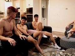 NastyTwinks - Grounded - Part 1 - Super-fucking-hot lads have fun truth or dare, step bros kiss