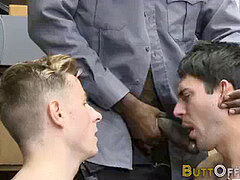 dark-hued cop porking thieves sans a condom