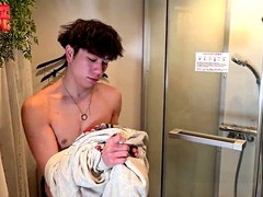 Young, male massage male, boy footjob