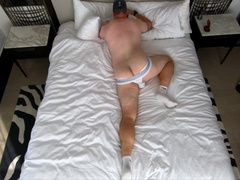 Short White Socks Wank & Cum