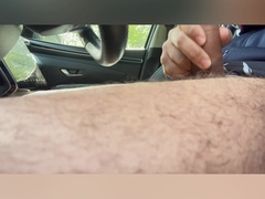 Caught cruising in the van, fellows was concerned about people witness us.